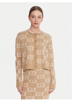 PINKO Kardigan Found Someone 106043 A2YD Beżowy Regular Fit ze sklepu MODIVO w kategorii Swetry damskie - zdjęcie 185913354