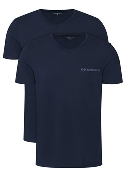 Emporio Armani Underwear Komplet 2 t-shirtów EM000392 AF10779 MB263 Granatowy Regular Fit ze sklepu MODIVO w kategorii T-shirty męskie - zdjęcie 185913384