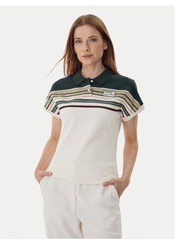 Lacoste Polo PF5291 Écru Slim Fit ze sklepu MODIVO w kategorii Bluzki damskie - zdjęcie 185913410