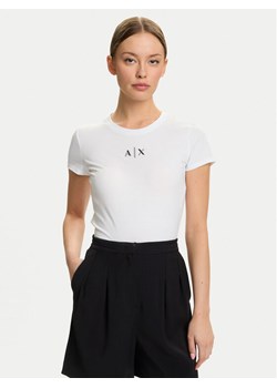 Armani Exchange T-Shirt XW001382 AF16294 U0002 Biały Slim Fit ze sklepu MODIVO w kategorii Bluzki damskie - zdjęcie 185913524
