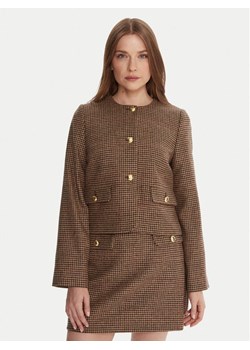 Barbour Marynarka LTA0126BR51 Brązowy Regular Fit ze sklepu MODIVO w kategorii Marynarki damskie - zdjęcie 185913533