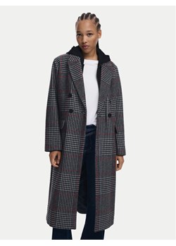 Desigual Płaszcz wełniany Capucha 25WWEW13 Szary Regular Fit ze sklepu MODIVO w kategorii Płaszcze damskie - zdjęcie 185913560