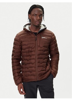 Jack Wolfskin Kurtka puchowa Passamani A61831 Brązowy Regular Fit ze sklepu MODIVO w kategorii Kurtki męskie - zdjęcie 185913601