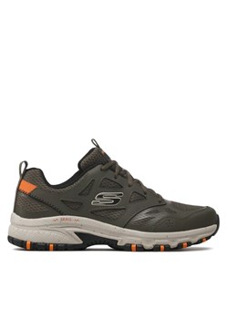 Skechers Półbuty Hillcrest 237265/OLV Zielony ze sklepu MODIVO w kategorii Buty trekkingowe męskie - zdjęcie 185913623