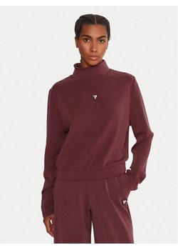 Guess Bluza Olympe V4YQ05 KCAY2 Bordowy Regular Fit ze sklepu MODIVO w kategorii Bluzy damskie - zdjęcie 185913674