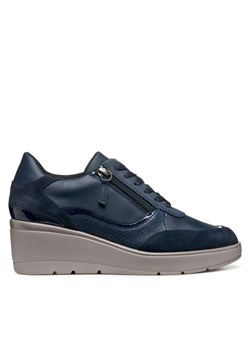 Geox Sneakersy D Ilde D46RAA 05422 C4002 Granatowy ze sklepu MODIVO w kategorii Buty sportowe damskie - zdjęcie 185913694