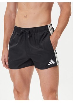 adidas Szorty kąpielowe 3-Stripes JG1031 Czarny Regular Fit ze sklepu MODIVO w kategorii Kąpielówki - zdjęcie 185913700