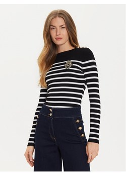 Morgan Sweter 242-MRAY Czarny Slim Fit ze sklepu MODIVO w kategorii Swetry damskie - zdjęcie 185913713