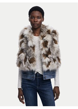 Desigual Bezrękawnik Bunny 25WWEW57 Beżowy Regular Fit ze sklepu MODIVO w kategorii Kamizelki damskie - zdjęcie 185913773