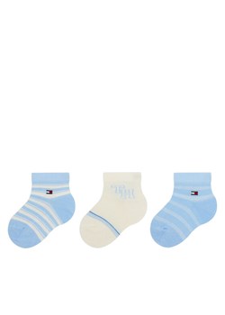 Tommy Hilfiger Zestaw 3 par niskich skarpet dziecięcych 701236342 Niebieski ze sklepu MODIVO w kategorii Skarpetki dziecięce - zdjęcie 185913784