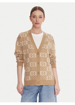 PINKO Kardigan Half Breed 106042 A2YD Beżowy Regular Fit ze sklepu MODIVO w kategorii Swetry damskie - zdjęcie 185913804