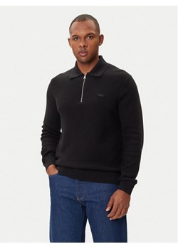 Lacoste Sweter AH5187 Czarny Regular Fit ze sklepu MODIVO w kategorii Swetry męskie - zdjęcie 185913851