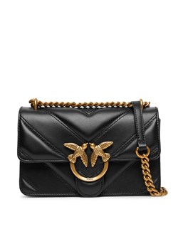 PINKO Torebka Love One Mini Light Dc. Al 25-26 PLTT 104550 A2OS Czarny ze sklepu MODIVO w kategorii Listonoszki - zdjęcie 185913852