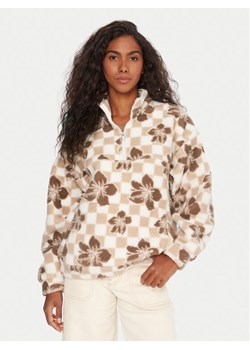 Roxy Polar Jive Talking ERJPF03208 Beżowy Oversize ze sklepu MODIVO w kategorii Bluzy damskie - zdjęcie 185913874