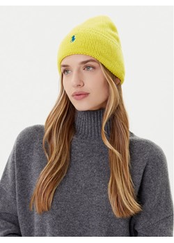 Polo Ralph Lauren Czapka 455954355008 Żółty ze sklepu MODIVO w kategorii Czapki zimowe damskie - zdjęcie 185913974
