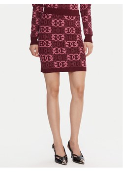 PINKO Spódnica mini Bang Bang 106040 A2YD Bordowy Slim Fit ze sklepu MODIVO w kategorii Spódnice - zdjęcie 185914021