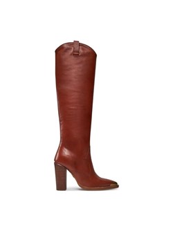 Bronx Kozaki High boots 14165-JJ Brązowy ze sklepu MODIVO w kategorii Kozaki damskie - zdjęcie 185914054