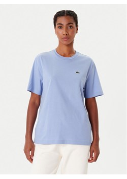 Lacoste T-Shirt TF7215 Błękitny Regular Fit ze sklepu MODIVO w kategorii Bluzki damskie - zdjęcie 185914112