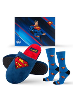 Zestaw Skarpetki + Kapcie Superman ze sklepu Sklep SOXO w kategorii Skarpetki męskie - zdjęcie 185922284
