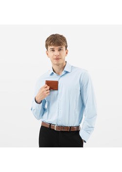 Wojas Brązowy Skórzany Portfel Męski Z Ochroną Rfid ze sklepu Wojas w kategorii Portfele męskie - zdjęcie 185922754