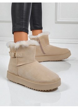 Royalfashion Krótkie buty a'la śniegowce damskie Aurelia Classico ze sklepu royalfashion.pl w kategorii Śniegowce damskie - zdjęcie 185923153