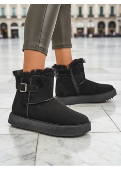 Royalfashion Krótkie buty a'la śniegowce damskie Winter Crest ze sklepu royalfashion.pl w kategorii Śniegowce damskie - zdjęcie 185923182