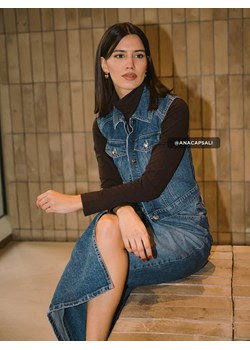 Mohito - Jeansowa kamizelka - niebieski ze sklepu Mohito w kategorii Kamizelki damskie - zdjęcie 185927821