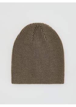 Reserved - Czapka beanie - brązowy ze sklepu Reserved w kategorii Czapki zimowe męskie - zdjęcie 185928494
