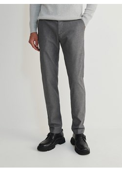 Reserved - Spodnie chino slim fit - szary ze sklepu Reserved w kategorii Spodnie męskie - zdjęcie 185929943