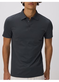 Reserved - Koszulka polo slim - ciemnoszary ze sklepu Reserved w kategorii T-shirty męskie - zdjęcie 185933031