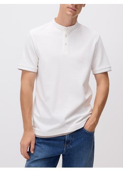 Reserved - Strukturalne polo regular fit - złamana biel ze sklepu Reserved w kategorii T-shirty męskie - zdjęcie 185933230