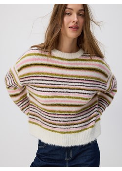 Reserved - Sweter w paski - wielobarwny ze sklepu Reserved w kategorii Swetry damskie - zdjęcie 185937014