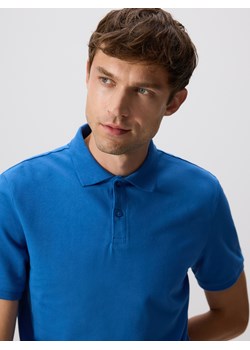 Reserved - Koszulka polo regular fit - niebieski ze sklepu Reserved w kategorii T-shirty męskie - zdjęcie 185940890