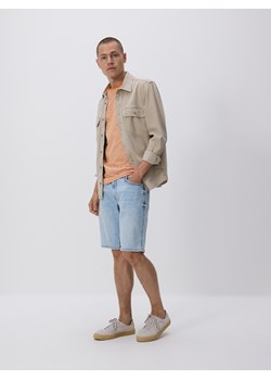Reserved - Jeansowe szorty slim fit - niebieski ze sklepu Reserved w kategorii Spodenki męskie - zdjęcie 185941231