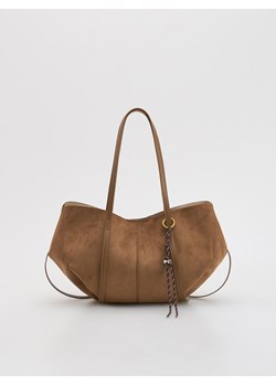 Reserved - Torebka na ramię - brązowy - id: 616FC-88X - marki Reserved - 185941384 Reserved - Torebka na ramię - brązowy ze sklepu Reserved w kategorii Torby Shopper bag - zdjęcie 185941384