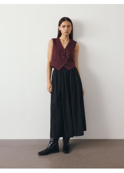 Reserved - Spódnica midi - czarny ze sklepu Reserved w kategorii Spódnice - zdjęcie 185942162