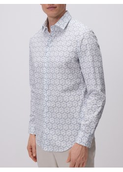 Reserved - Koszula slim fit w drobne kwiaty - jasnoniebieski ze sklepu Reserved w kategorii Koszule męskie - zdjęcie 185944973