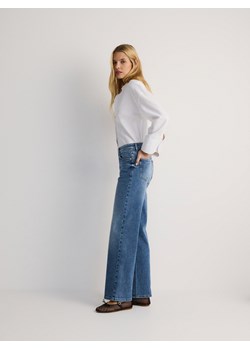 Reserved - Jeansy straight leg - niebieski ze sklepu Reserved w kategorii Jeansy damskie - zdjęcie 185950761