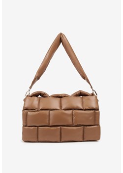 Beżowa Torebka na Ramię Typu Puffer Bag Norriva ze sklepu renee.pl w kategorii Listonoszki - zdjęcie 185954331