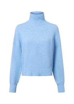 Samsøe Samsøe Sweter damski z dzianiny z zawartością alpaki - Nola Kobiety jasnoniebieski marmurkowy ze sklepu vangraaf w kategorii Swetry damskie - zdjęcie 185956631