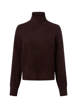 Samsøe Samsøe Sweter damski z dzianiny z zawartością alpaki - Nola Kobiety czekoladowy marmurkowy ze sklepu vangraaf w kategorii Swetry damskie - zdjęcie 185956632