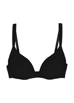 Triumph Biustonosz damski na fiszbinach - usztywniany - Body Make-Up Illusion Kobiety Sztuczne włókno czarny jednolity ze sklepu vangraaf w kategorii Biustonosze - zdjęcie 185956650