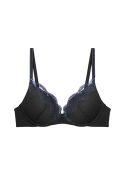 Triumph Biustonosz damski na fiszbinach - Comfort Glam Kobiety Sztuczne włókno czarny jednolity ze sklepu vangraaf w kategorii Biustonosze - zdjęcie 185956672