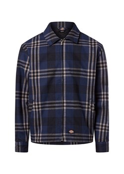 Dickies Męska kurtka przejściowa Mężczyźni Regular Fit Bawełna granatowy w kratkę ze sklepu vangraaf w kategorii Kurtki męskie - zdjęcie 185956742