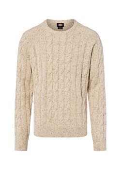 Dickies Męski sweter z dzianiny Mężczyźni Bawełna beżowy wypukły wzór tkaniny ze sklepu vangraaf w kategorii Swetry męskie - zdjęcie 185956744