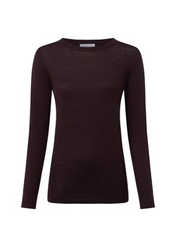 brookshire Sweter z dzianiny merino Kobiety Wełna czekoladowy jednolity ze sklepu vangraaf w kategorii Swetry damskie - zdjęcie 185956753