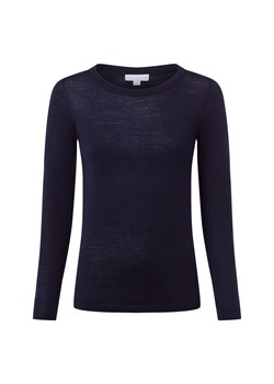brookshire Sweter z dzianiny merino Kobiety Wełna granatowy jednolity ze sklepu vangraaf w kategorii Swetry damskie - zdjęcie 185956754
