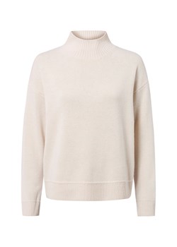 Marie Lund Damski sweter merino Kobiety Wełna merino piaskowy jednolity ze sklepu vangraaf w kategorii Swetry damskie - zdjęcie 185956764