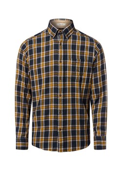 Gant Męska koszula flanelowa Mężczyźni Regular Fit Bawełna granatowy w kratkę ze sklepu vangraaf w kategorii Koszule męskie - zdjęcie 185956770