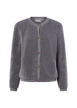 Marie Lund Damska kurtka pluszowa Kobiety Sztuczne włókno szary jednolity ze sklepu vangraaf w kategorii Kurtki damskie - zdjęcie 185956780